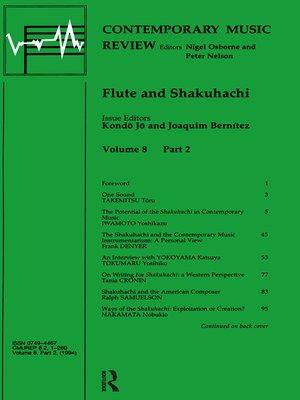 cover image of Flute and Shakuhachi
